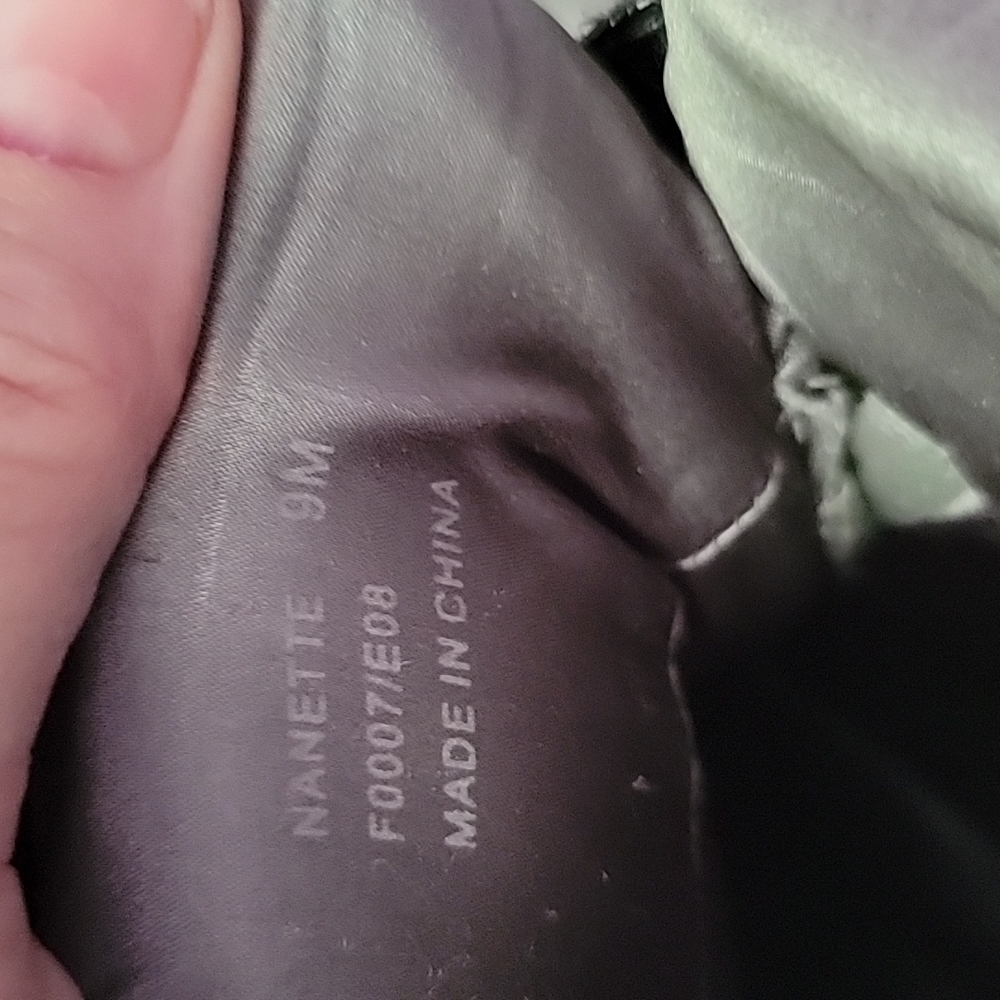 Coach Black Patent looking high top sneakers - Picture 5 of 6